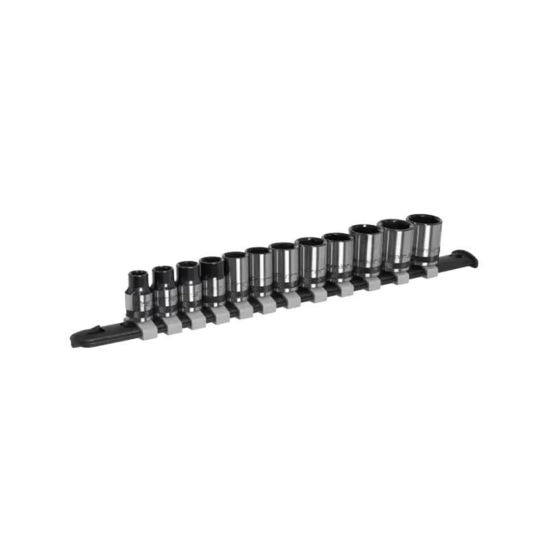 Sealey Socket Set 12pc 3/8"Sq Drive Metric - Black Series