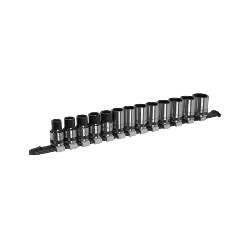 Sealey Socket Set 13pc 1/2"Sq Drive Metric - Black Series