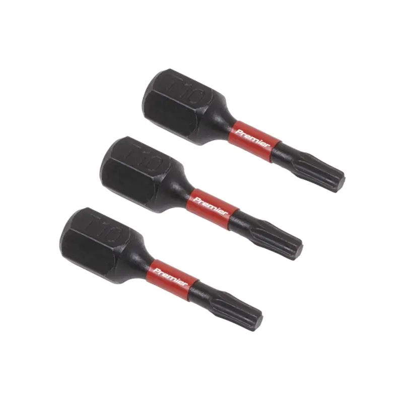 Sealey TRX-Star* T10 Impact Power Tool Bits 25mm - 3pc