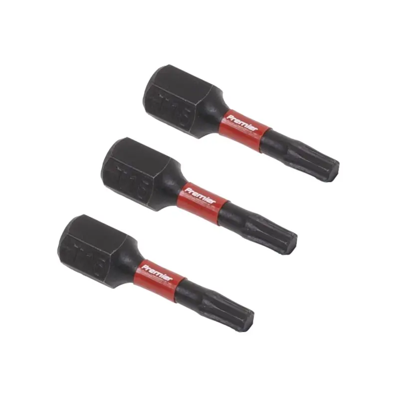 Sealey TRX-Star* T15 Impact Power Tool Bits 25mm - 3pc