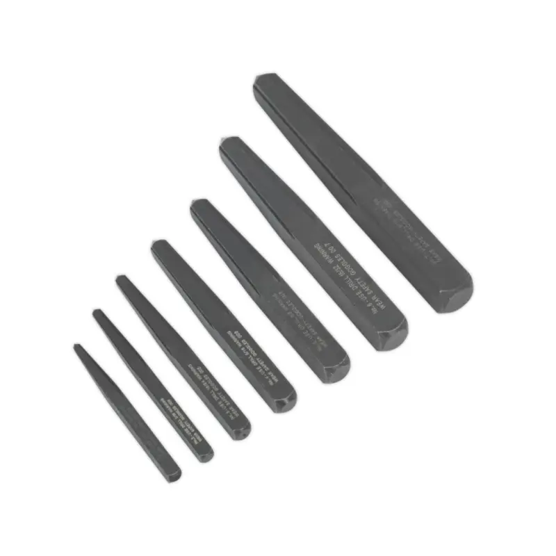Sealey Screw Extractor Set 7pc Square Type