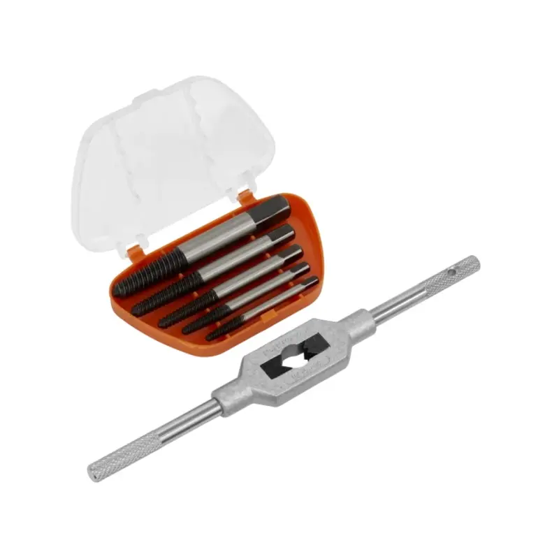 Sealey Screw Extractor Set with Wrench 6pc Helix Type