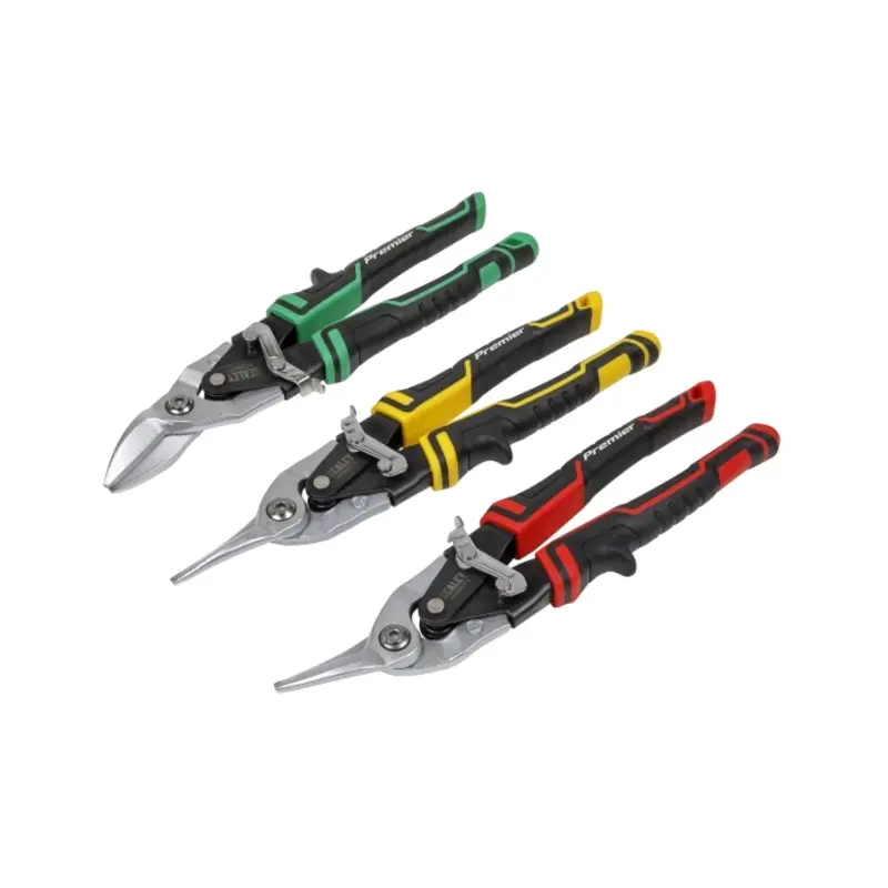 Sealey High Leverage Aviation Tin Snip Set 3pc
