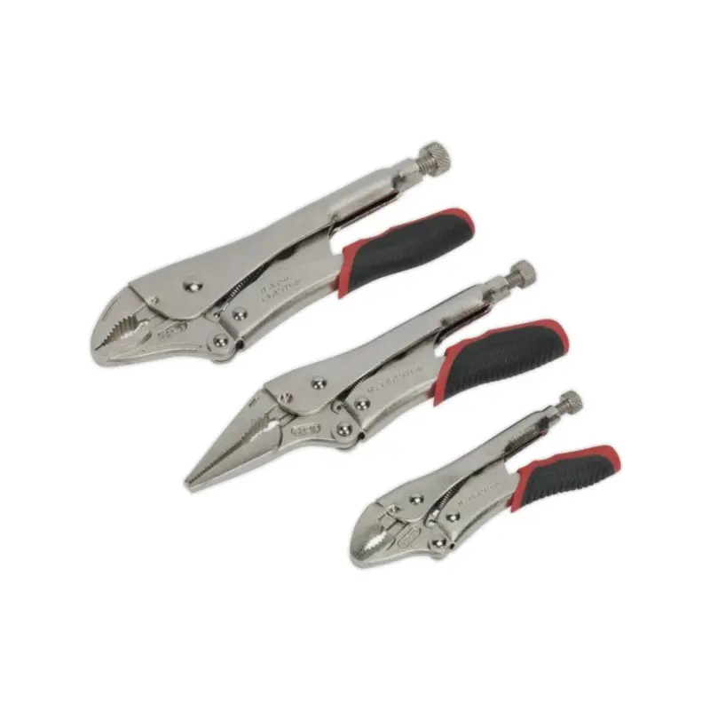 Sealey Locking Pliers Set 3pc Quick Release