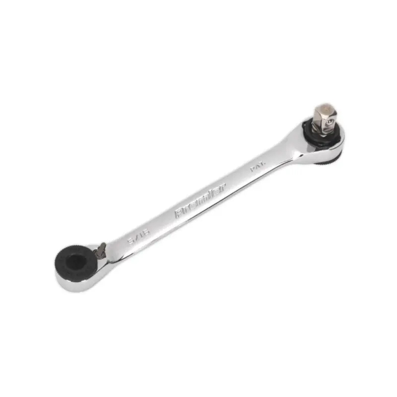 Sealey Ratchet Spanner 1/4"Hex x 5/16"Hex Drive with 1/4"Sq Drive Adaptor