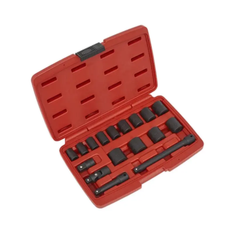 Sealey Impact Socket Set 17pc 3/8"Sq Drive Metric