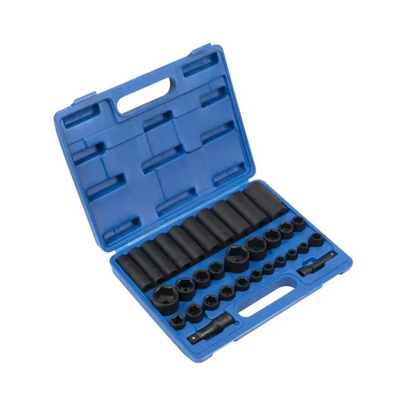 Sealey Impact Socket Set 32pc Standard/Deep 3/8" & 1/2"Sq Drive Metric/Imperial