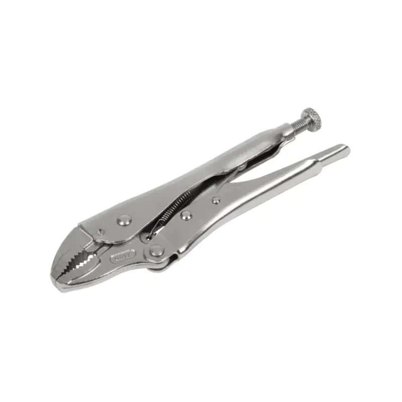 Sealey Locking Pliers Curved Jaws 185mm 0-38mm Capacity