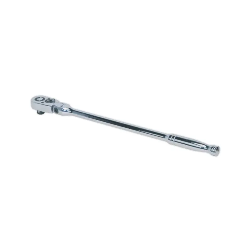 Sealey Ratchet Wrench Flexi-Head 445mm 1/2"Sq Drive Pear-Head Flip Reverse