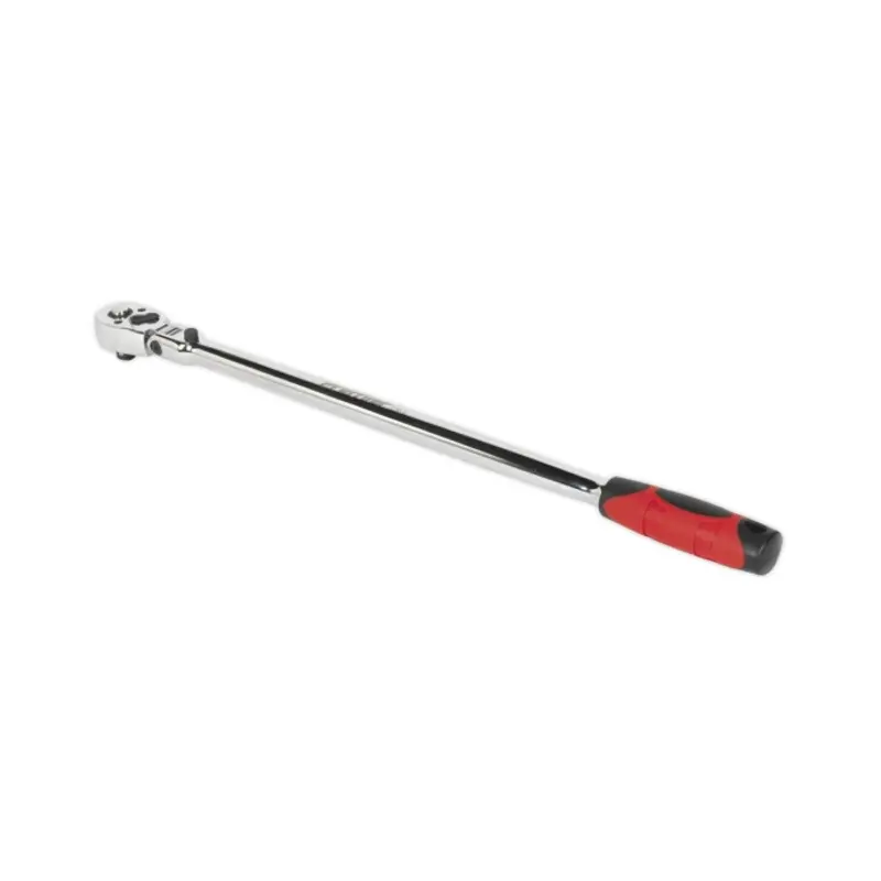 Sealey Ratchet Wrench Flexi-Head Extra-Long 455mm 3/8"Sq Drive