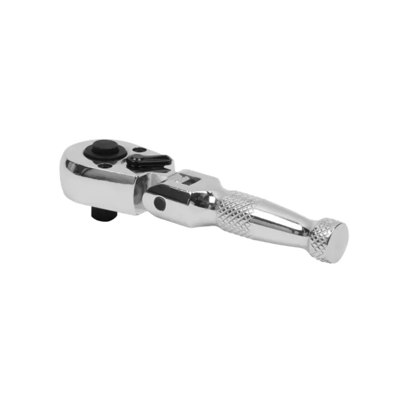 Sealey Ratchet Wrench Flexi-Head Stubby 1/4"Sq Drive