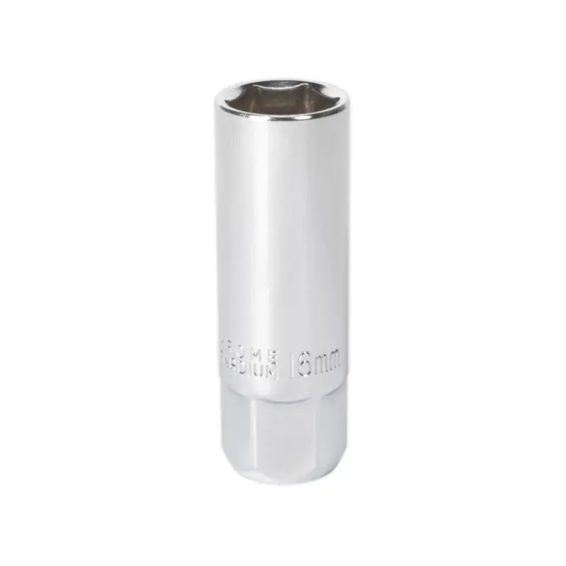 Sealey Spark Plug Socket 16mm 3/8"Sq Drive - Magnetic