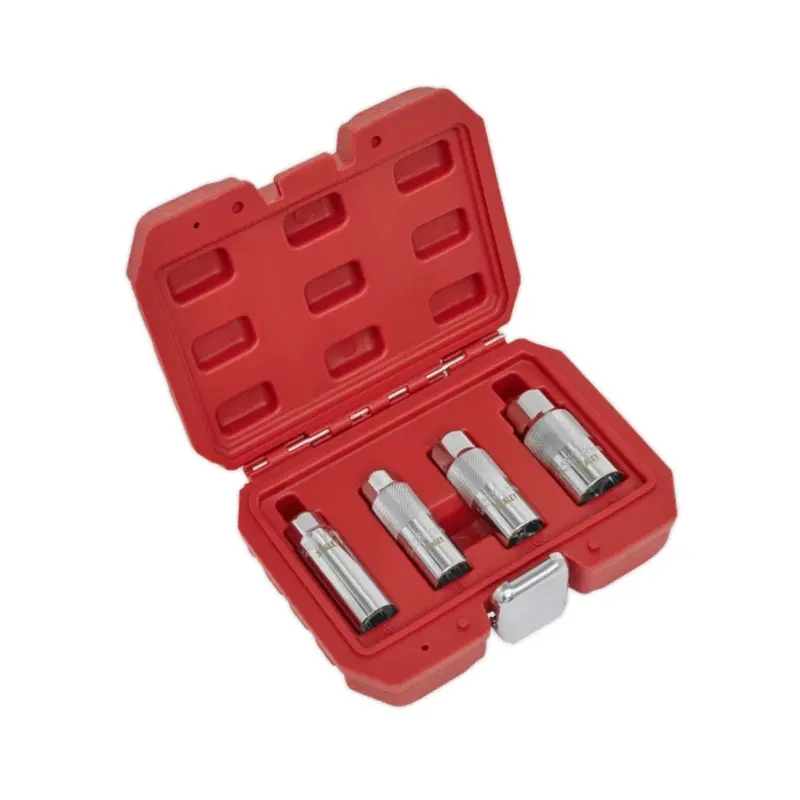 Sealey Spark Plug Socket Set 4pc 3/8"Sq Drive