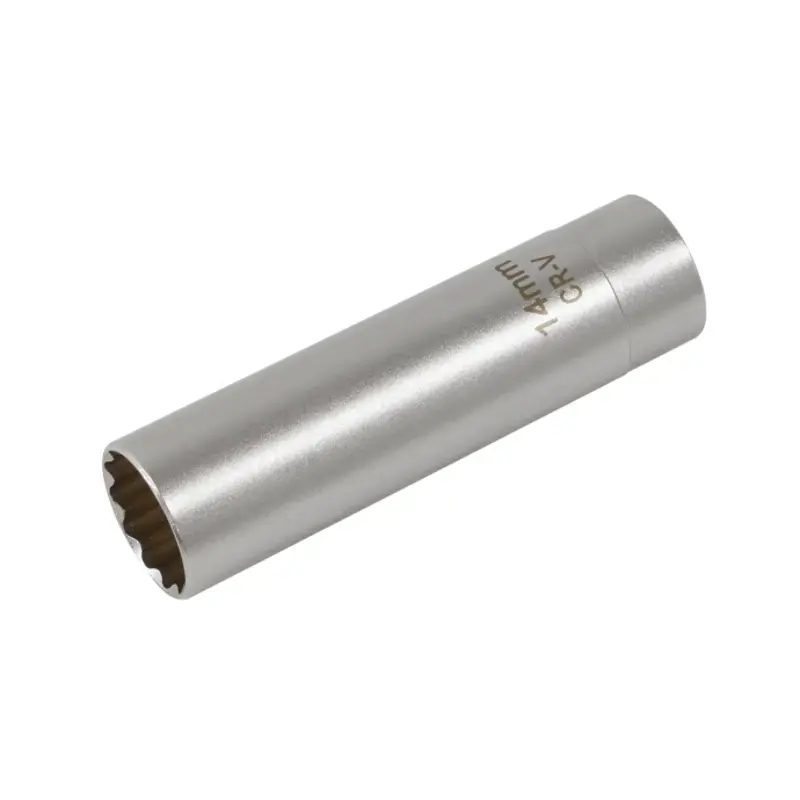 Sealey Spark Plug Socket with Magnetic Retainer 14mm 3/8"Sq Drive 12-Point