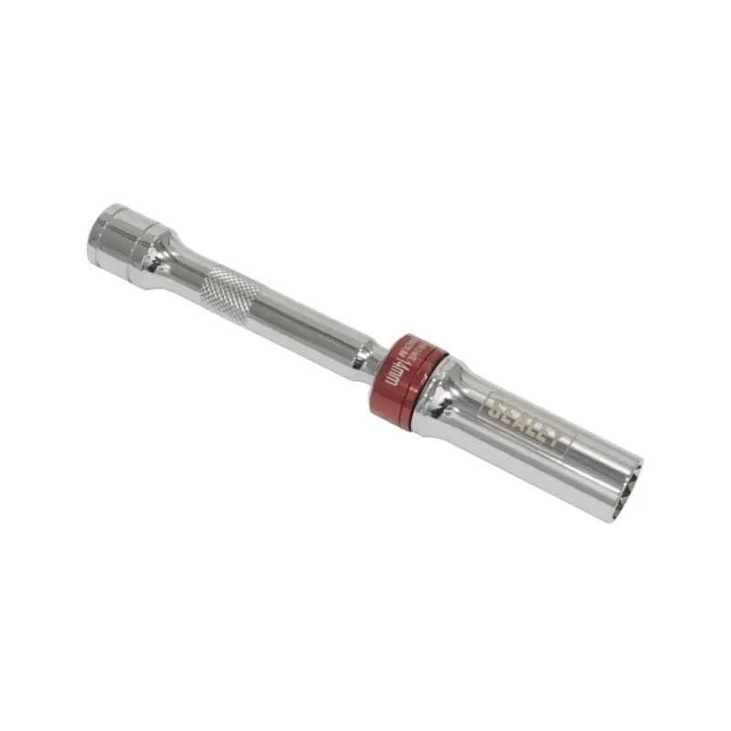 Sealey Spark Plug Socket with Universal Joint 14mm 3/8"Sq Drive 12-Point 150mm