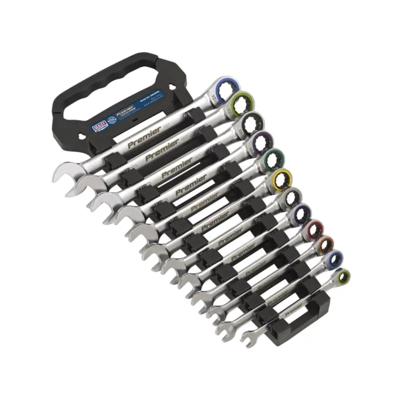 Sealey Combination Ratchet Spanner Set 12pc Metric - Platinum Series