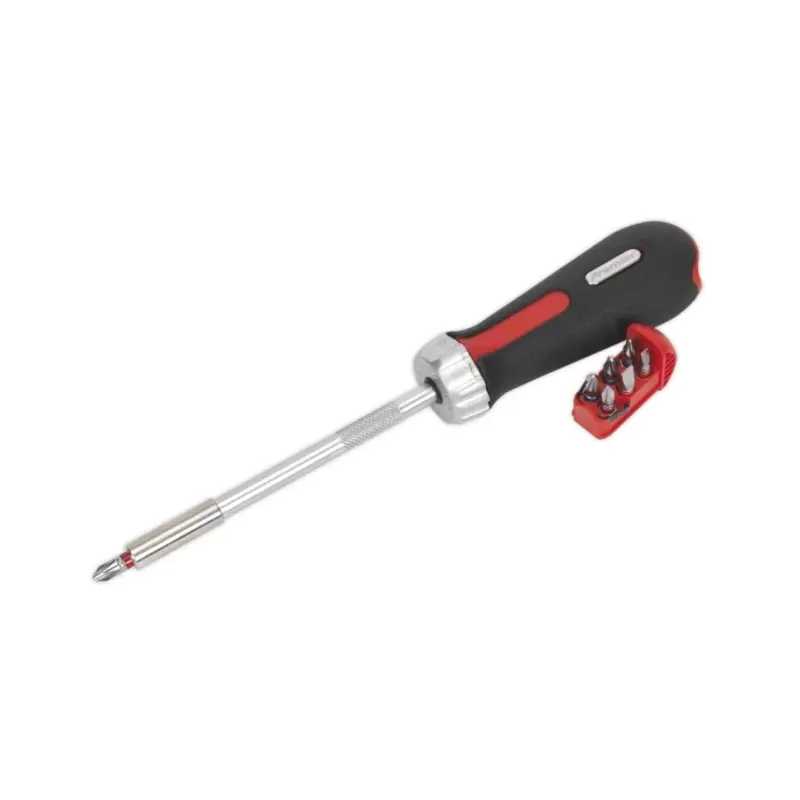 Sealey Fine Tooth Ratchet Screwdriver Set 8pc Platinum Series