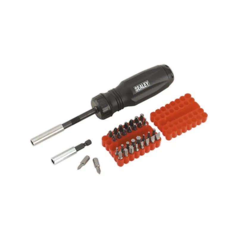 Sealey Gearless Ratchet Screwdriver Set 34pc