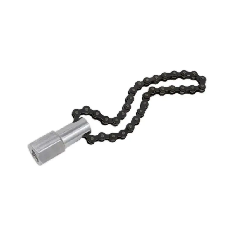 Sealey Oil Filter Chain Wrench 135mm Capacity 1/2"Sq Drive