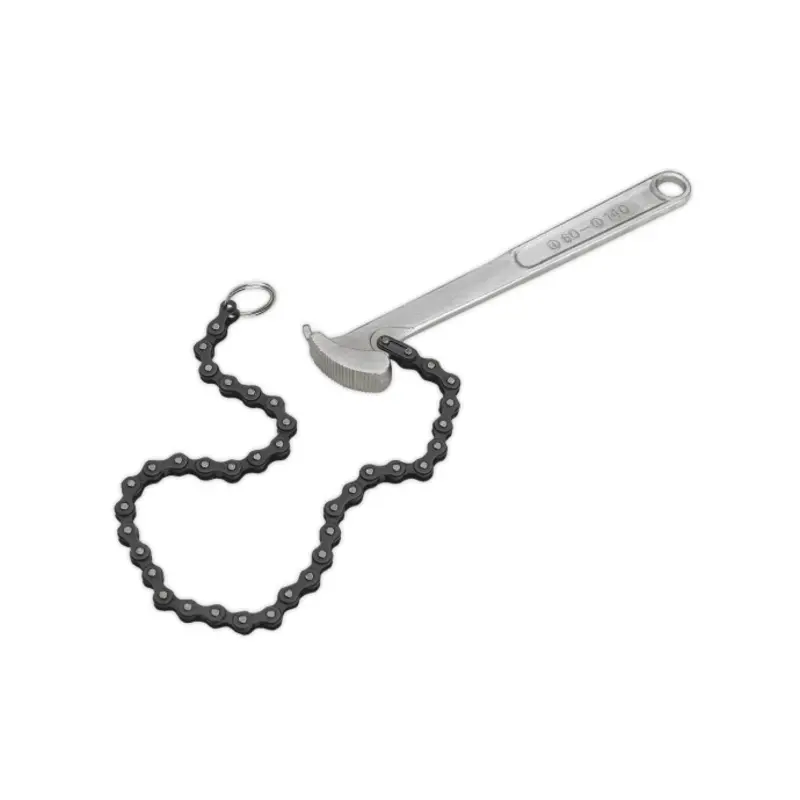 Sealey Oil Filter Chain Wrench 60-140mm Capacity