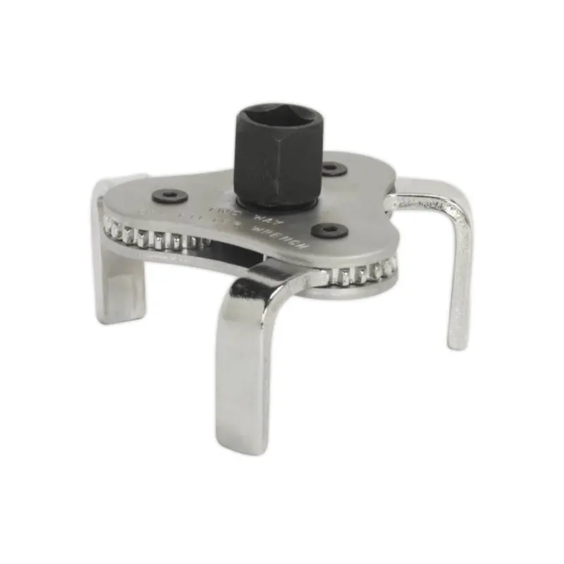 Sealey Oil Filter Claw Wrench 63-103mm Capacity 3/8" & 1/2"Sq Drive