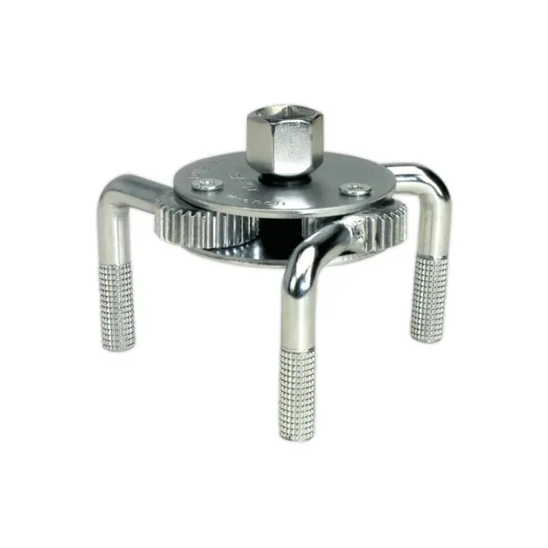 Sealey Oil Filter Claw Wrench 65-110mm Capacity 3/8" & 1/2"Sq Drive