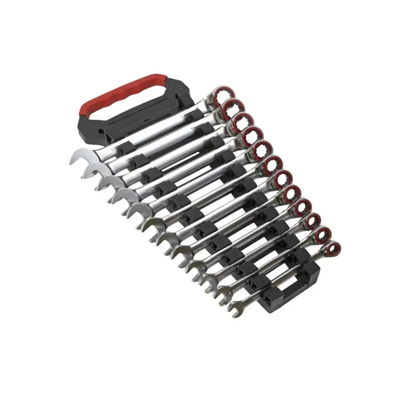 Sealey Reversible Ratchet Combination Spanner Set 12pc Metric Platinum Series