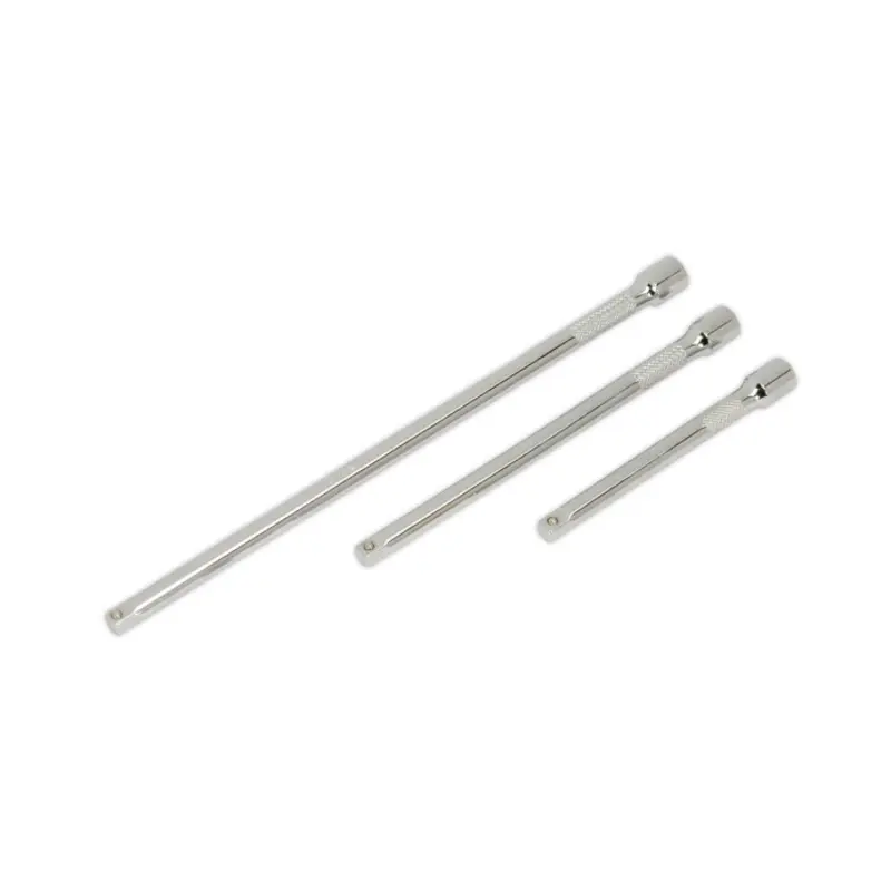 Sealey Extension Bar Set 3pc 1/4"Sq Drive
