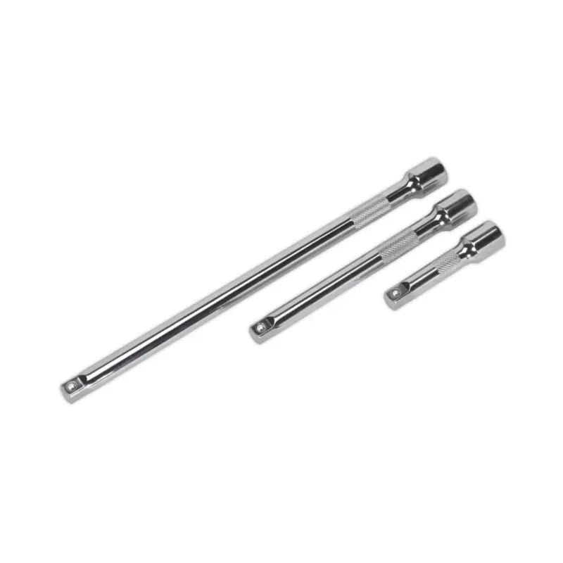 Sealey Extension Bar Set 3pc 3/8"Sq Drive