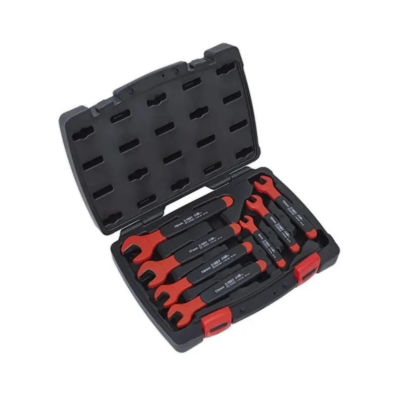 Sealey Insulated Open-End Spanner Set 7pc VDE Approved