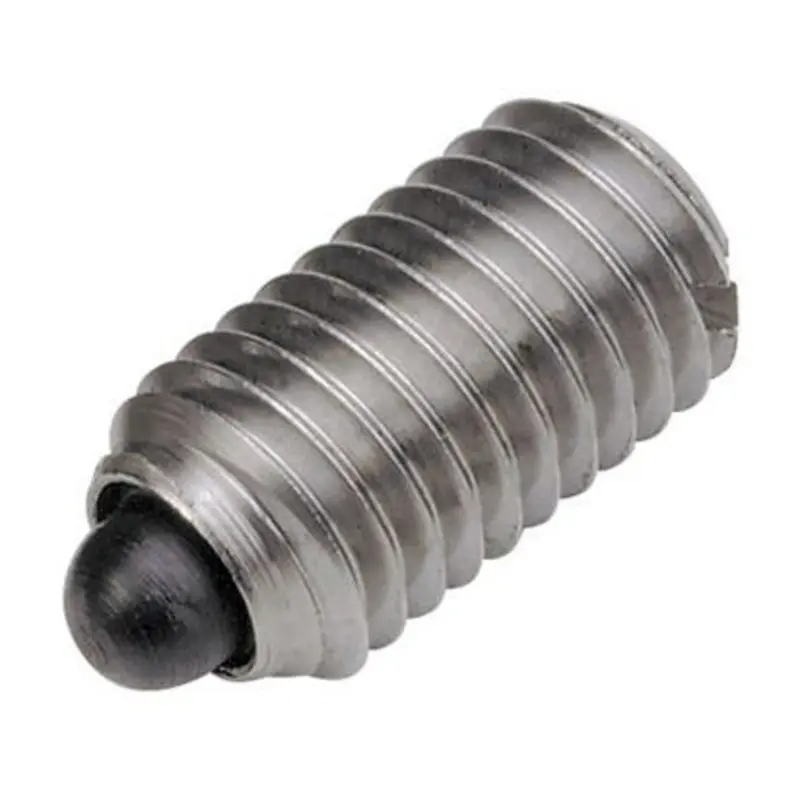 Wixroyd M8 Steel Spring Plunger with Ball and Slot