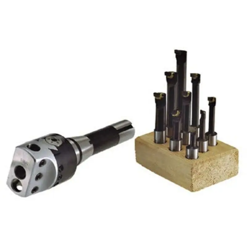 Interstate Boring Head/Boring Bar Set - 12 Piece R8 Shank