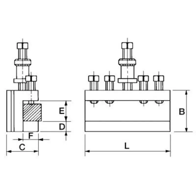 Bison Quick Change Standard Toolholder T.0 4494-62N