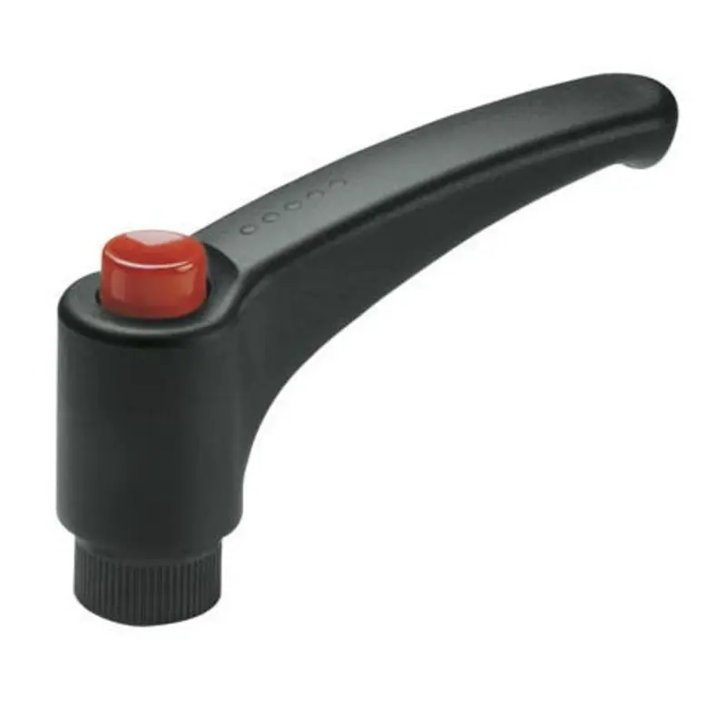 Elesa 63mm M8 Black Adjustable Clamping Handle