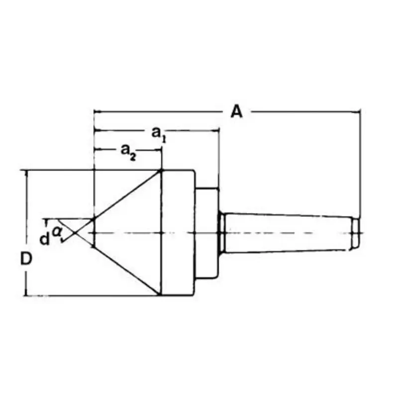Interstate Bullnose Live Center 6MT