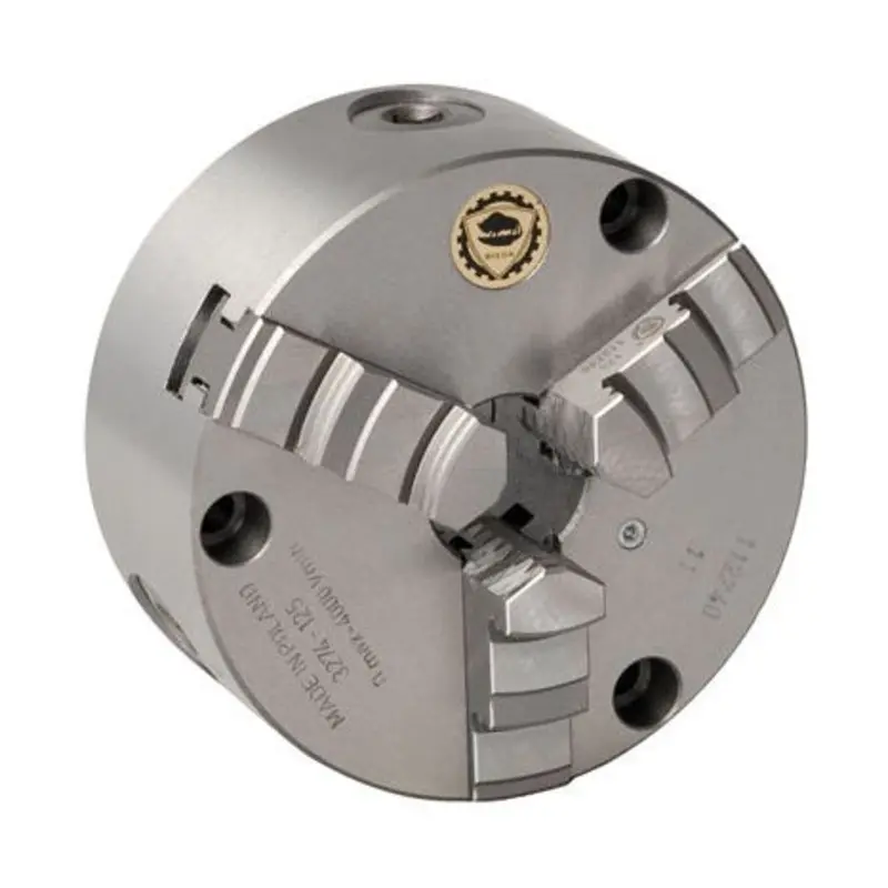 Bison 250mm 3 Jaw Self Centering Steel Scroll Chuck - 3574-250