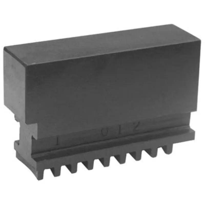 Gibraltar 10in 3 Jaw Soft Solid Jaw Set For Scroll Chuck