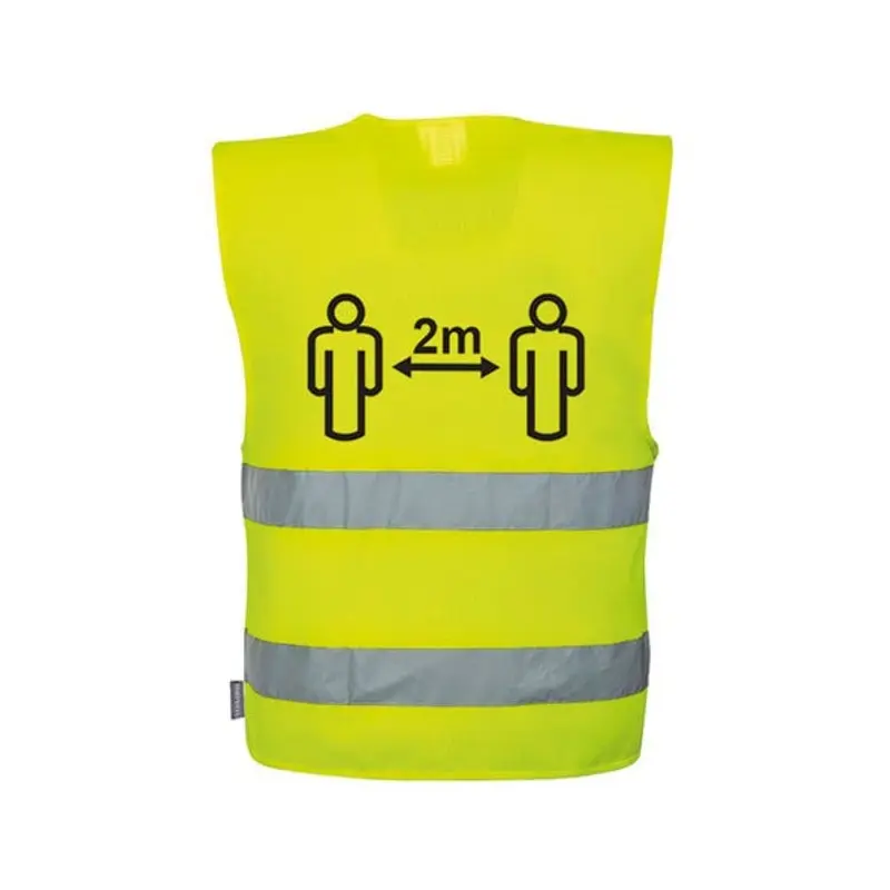 Pro-Safe Hi-Vis Vests - Social Distancing  | MSC Industrial Supply Co.
