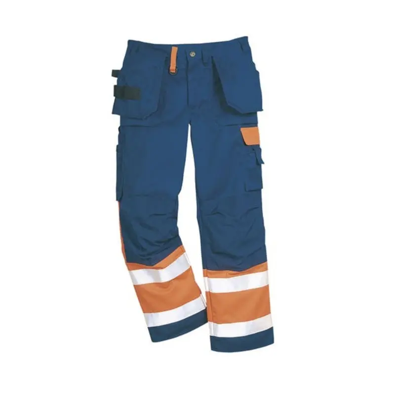Fristads Kansas Hi-Vis Trousers - Navy  | MSC Industrial Supply Co.