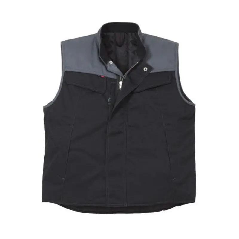 Fristads Kansas Icon Waistcoats - Black/Grey  | MSC Industrial Supply Co.