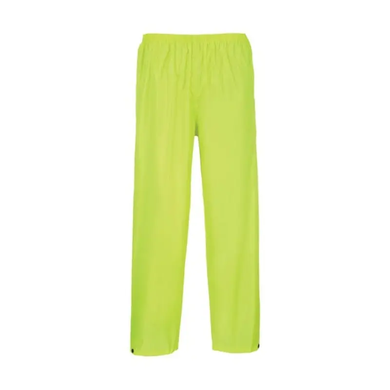 Portwest Size S - Classic Rain Trousers - Yellow