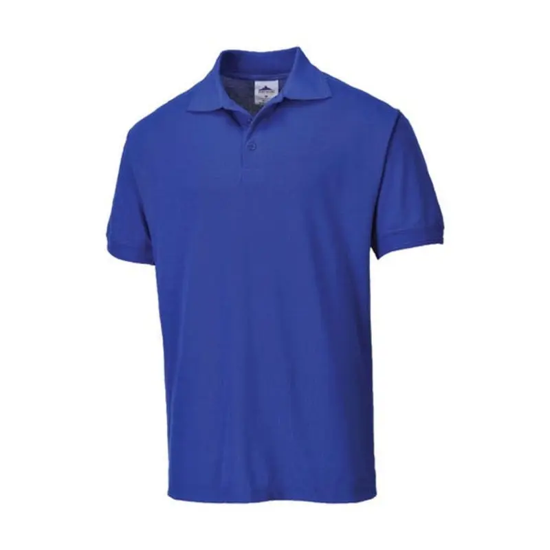 Portwest Size L - Naples Polo T-Shirt - Royal