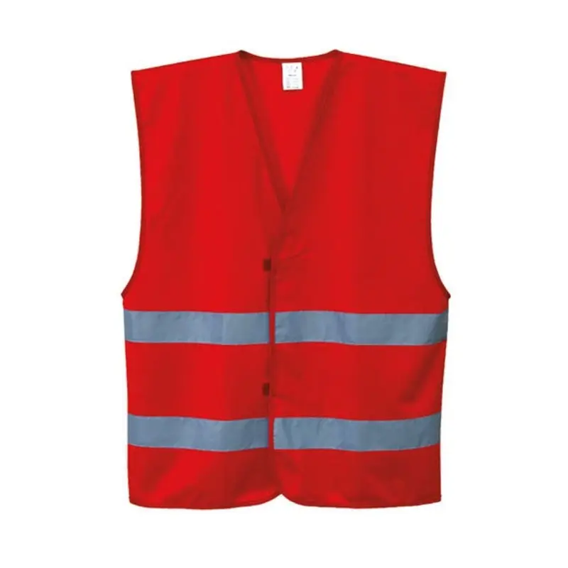 Portwest Size S/M - Iona Hi-Vis Vests - Red