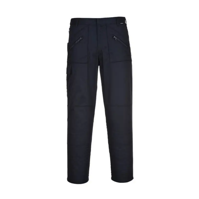 Portwest Size W32 L31 Regular - Action Trousers - Navy
