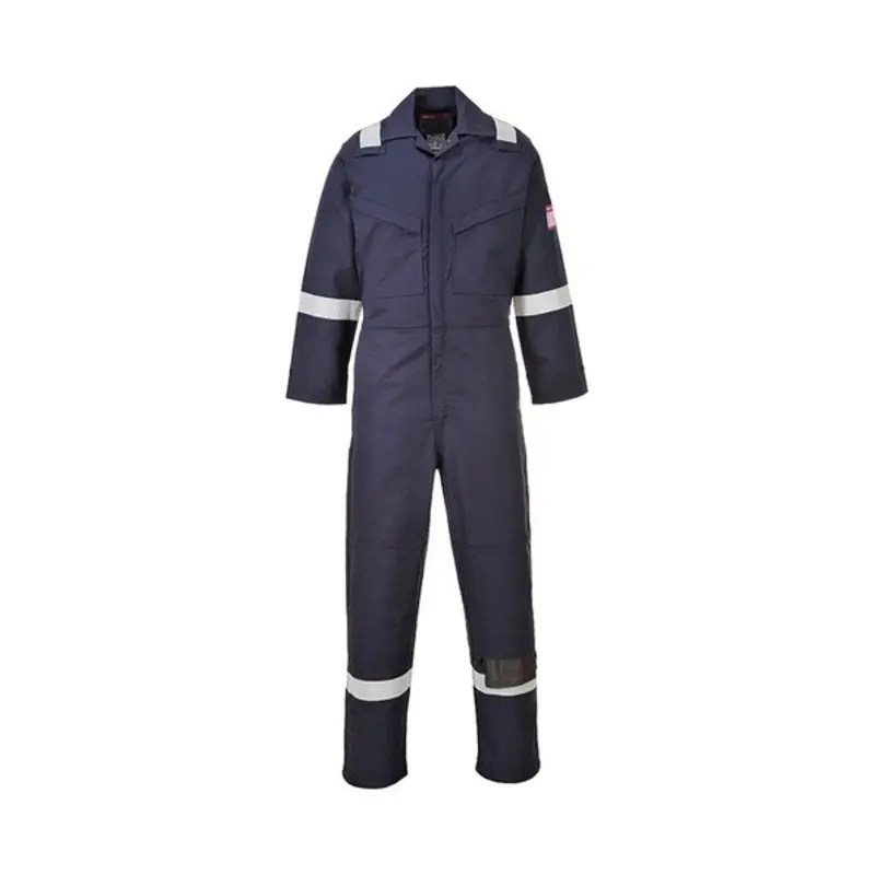 Portwest Size L - Flame Resistant Coverall - Navy