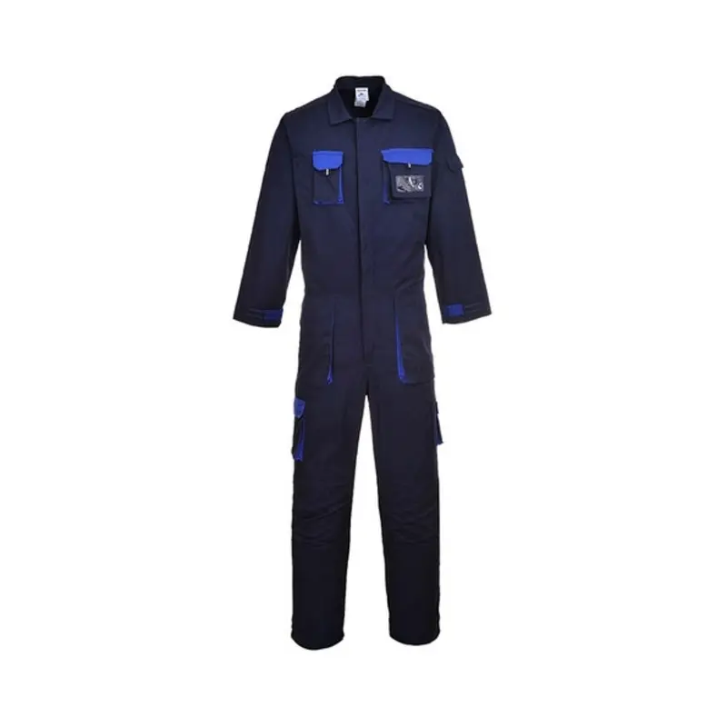 Portwest 38 - 40in M - Texo Contrast Coverall - Navy