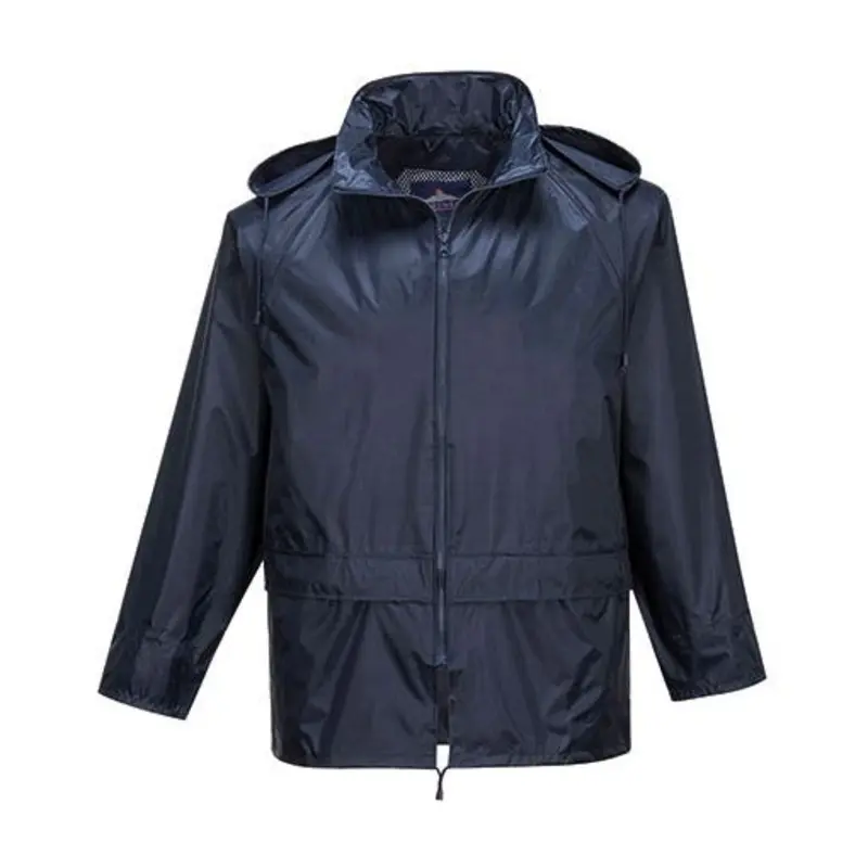 Portwest Size M - Essential 2 Piece Rainsuit - Navy
