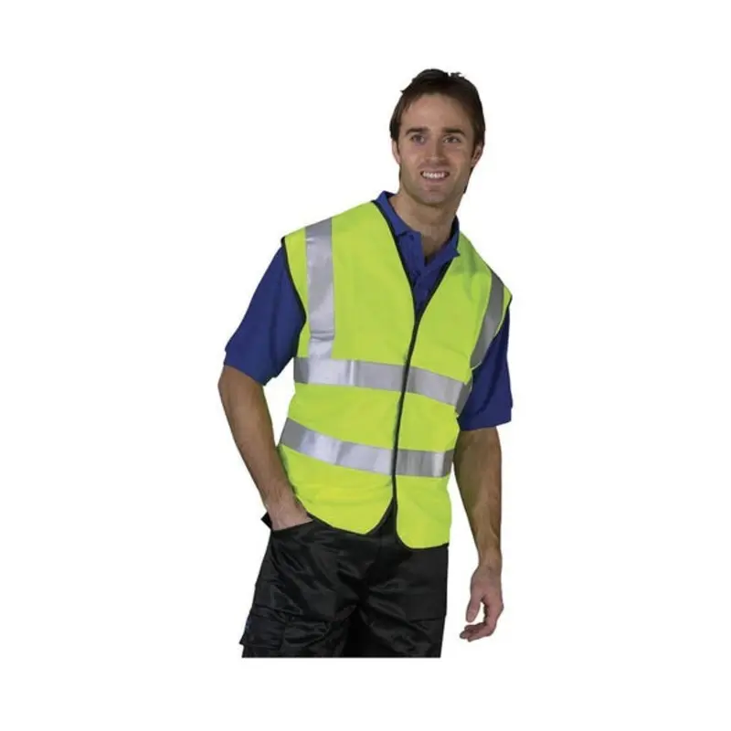 Select Size L Hi-Vis Waistcoat - Yellow