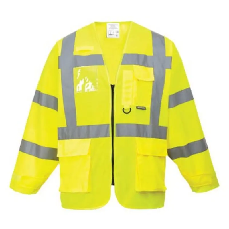 Portwest Size L - Hi-Vis Executive Jacket- Yellow