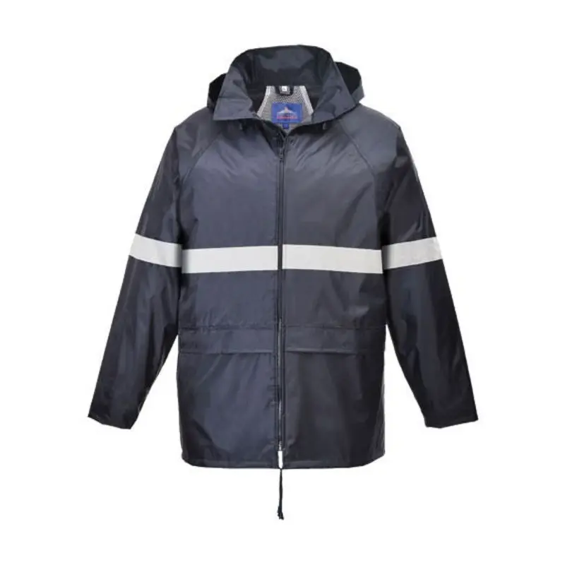 Portwest Size S - Iona Classic Rain Jacket - Navy